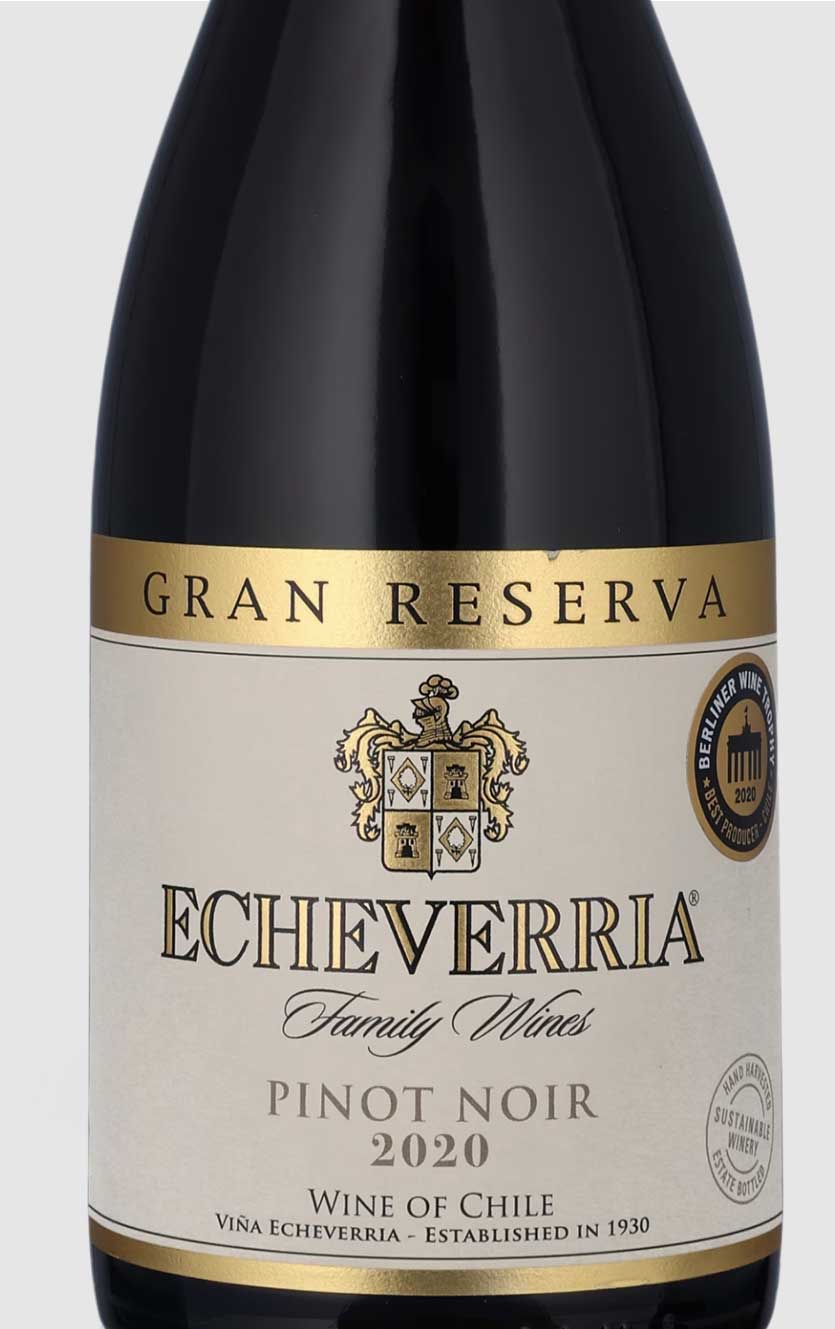 Vina Echeverria Pinot Noir Gran Reserva Casablanca Valley 2020