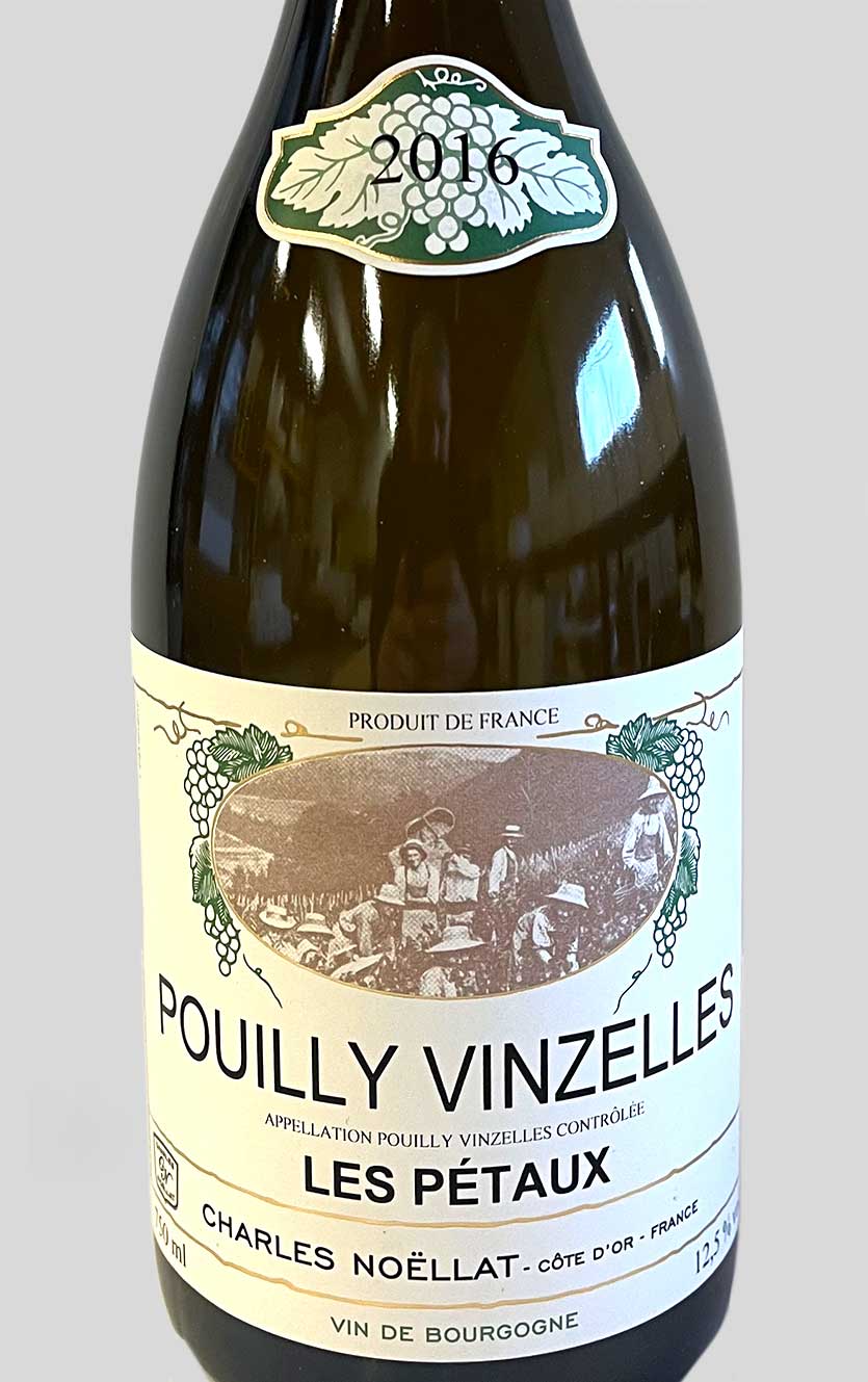 Pouilly Vinzelles “Les Pétaux” 2016 Blanc Maison Charles Noëllat