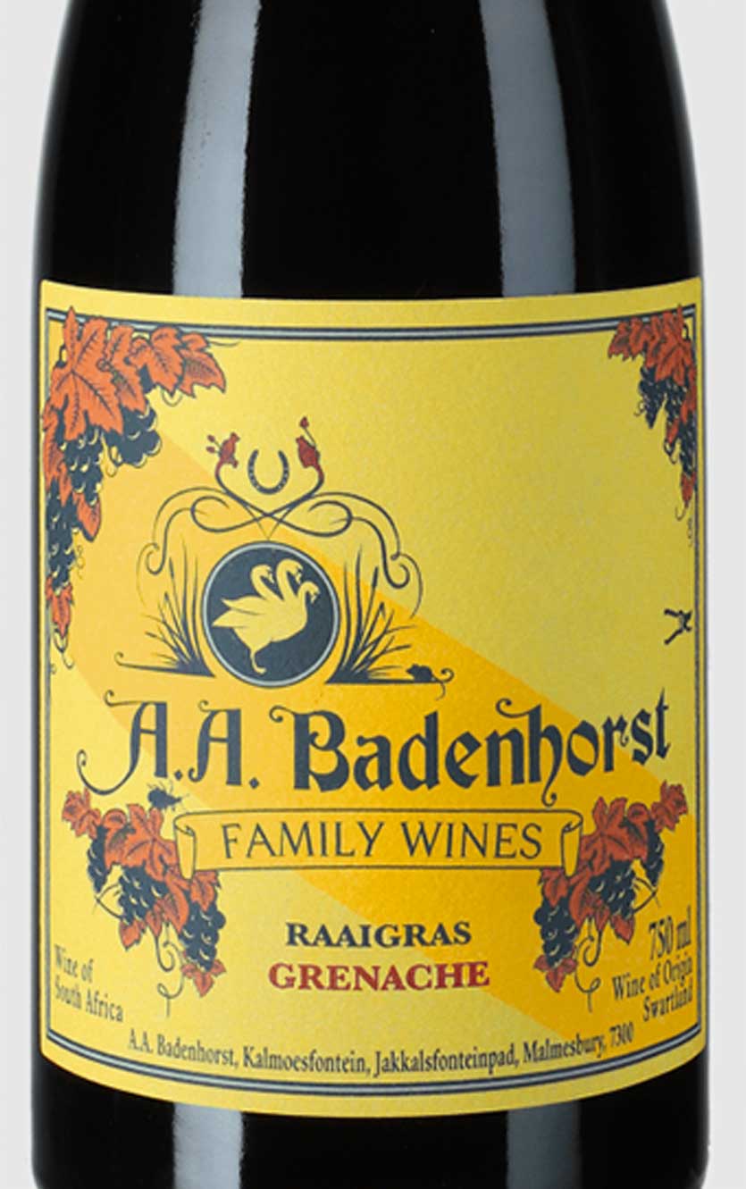 A.A. Badenhorst Family Wines Raaigras Grenache 2023
