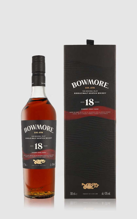Bowmore 18 års Sherry Oak Cask Single Malt Whisky
