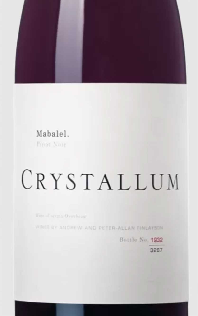 Crystallum Mabalel Elandskloof Pinot Noir 2025