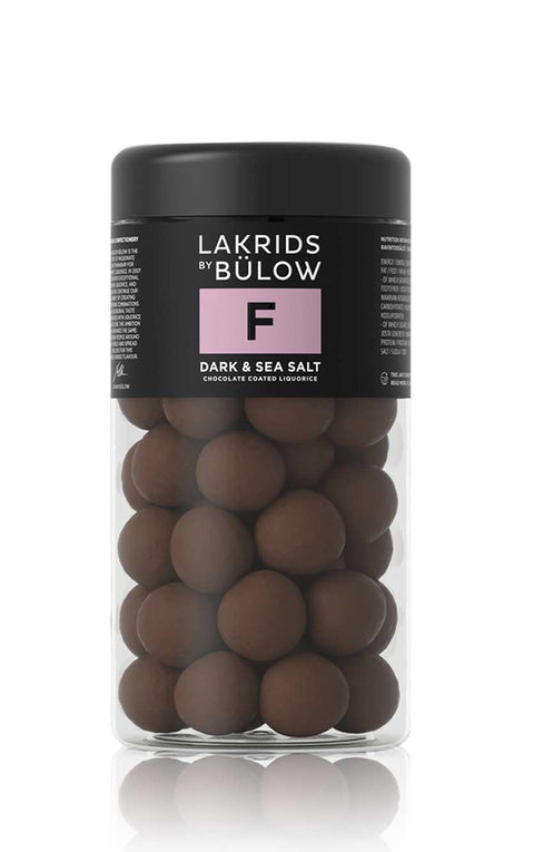 Lakrids by Bülow F - Dark & Sea Salt Regular