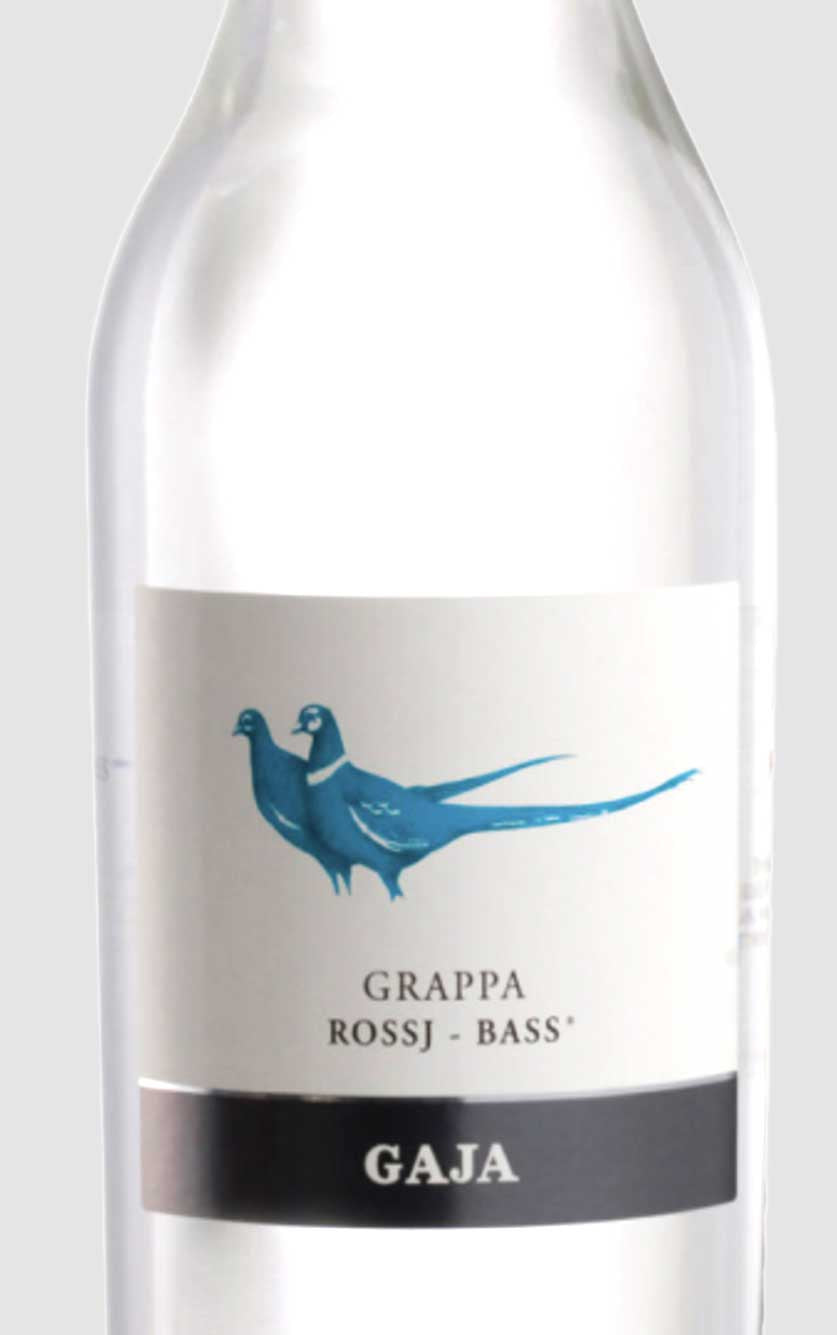 GAJA Grappa Rossj-Bass 50cl