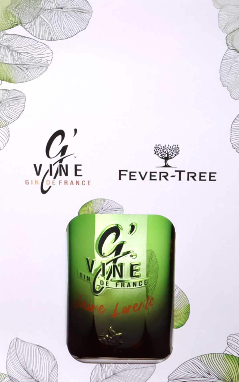 G’Vine by Jamie Lorente Share The Spirit gin Fever Tree Maison Villevert gaveæske
