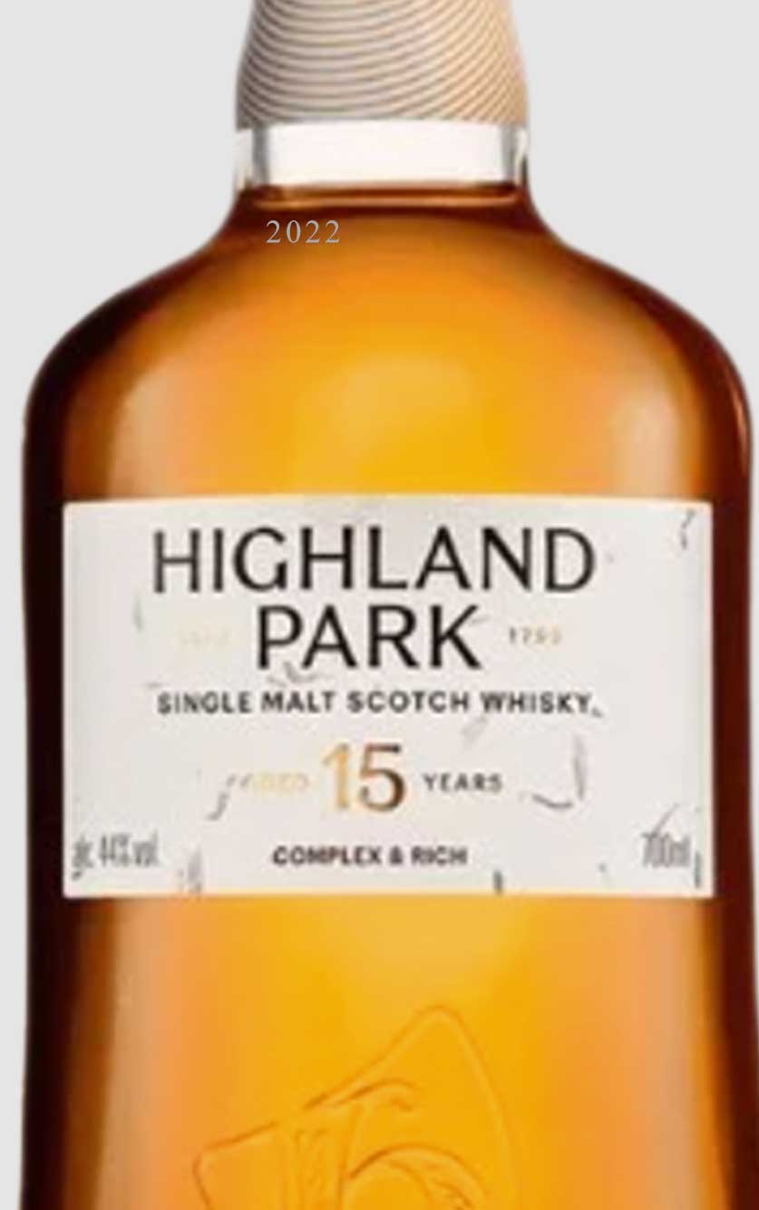 Highland Park Whisky 15 år Single Orkney Malt Whisky