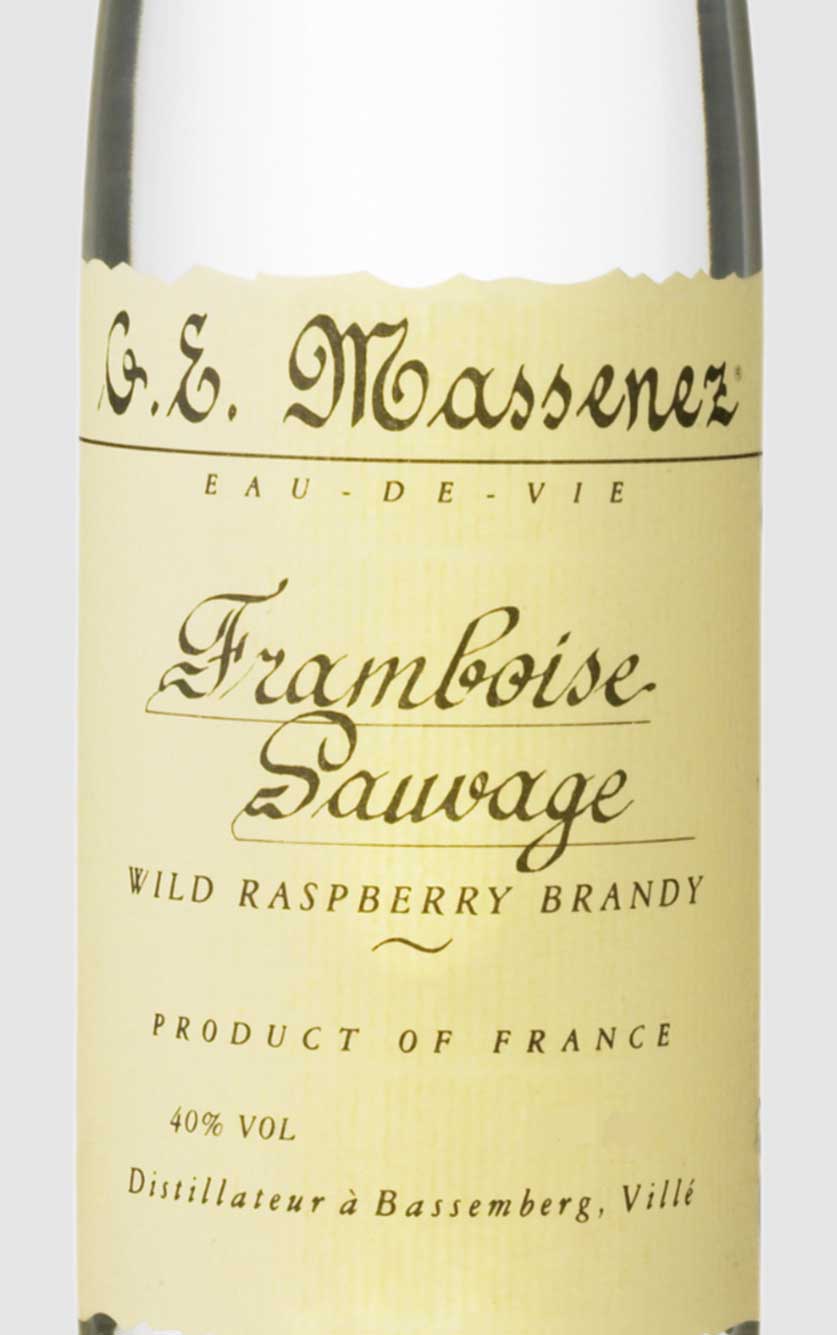 Massenez Eau de Vie Framboise Sauvage Hindbærbrændevin 35 cl