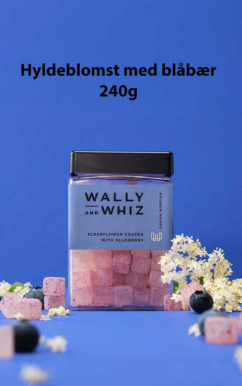 Wally and Whiz Hyldeblomst med blåbær 240g