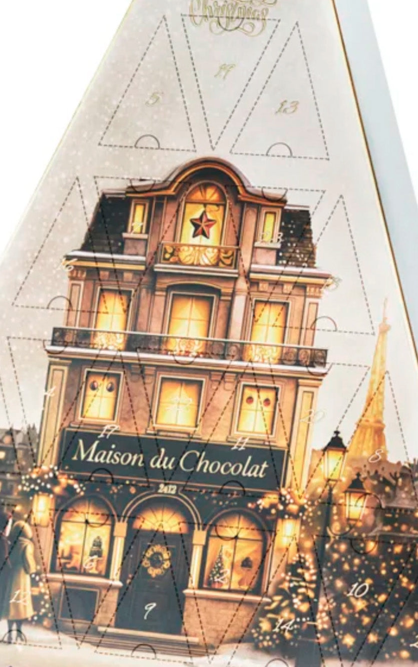 Julekalenderen til chokolade og marcipan-elskeren i hvid Cocoture 270g