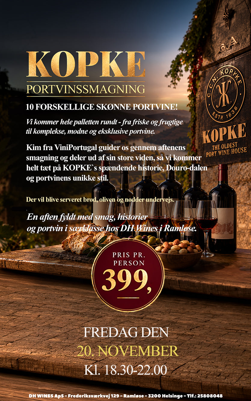 KOPKE PORTVINSSMAGNING 20.November 2026 kl.18.30-22.00