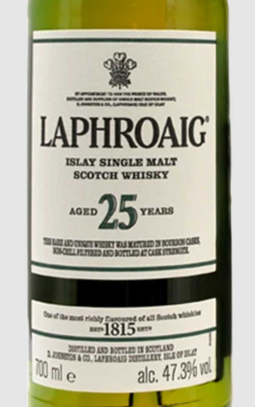 Laphroaig 25 år Cask Strength Single Malt whisky