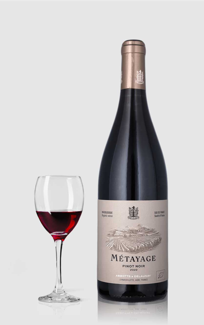 Abbotts & Delaunay Metayage Pinot Noir ØKO IGP PAYS DOC 2022