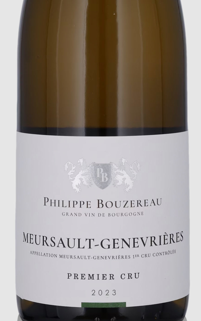 Domaine Philippe Bouzereau Meursault 1. Cru Genevrieres 2023