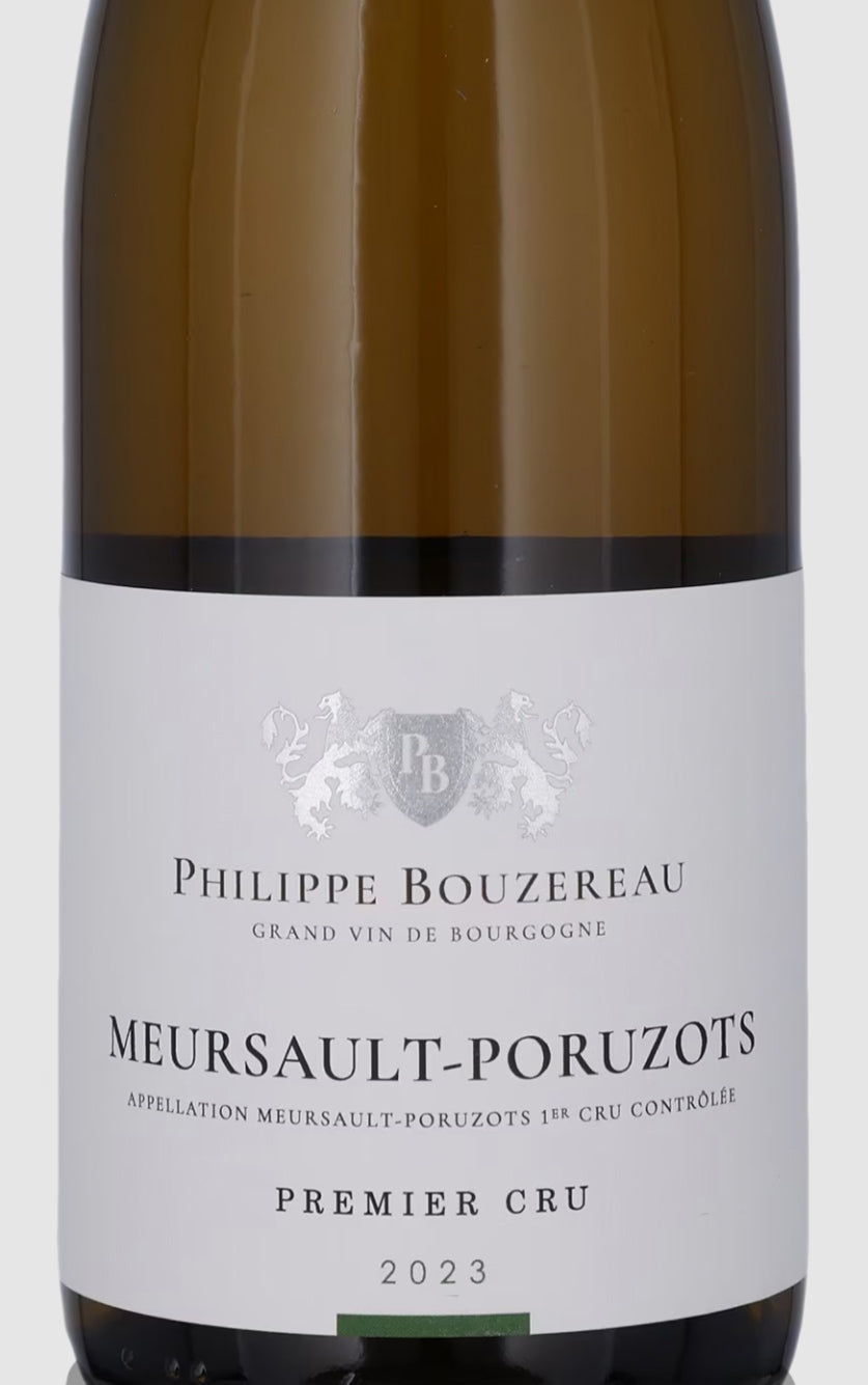 Domaine Philippe Bouzereau Meursault 1. Cru Poruzots Blanc 2023