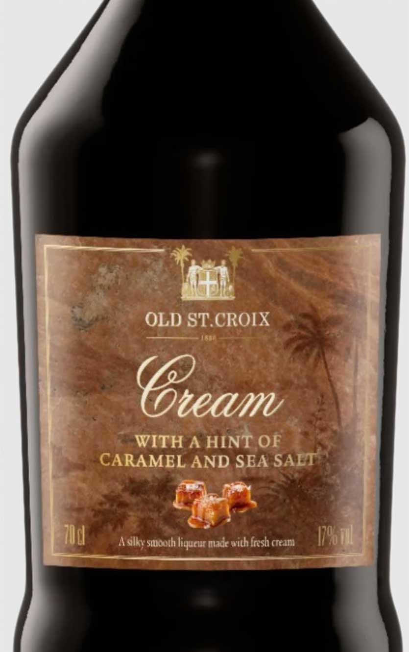 Old St. Croix Rum Cream Liqueur Caramel & Sea Salt