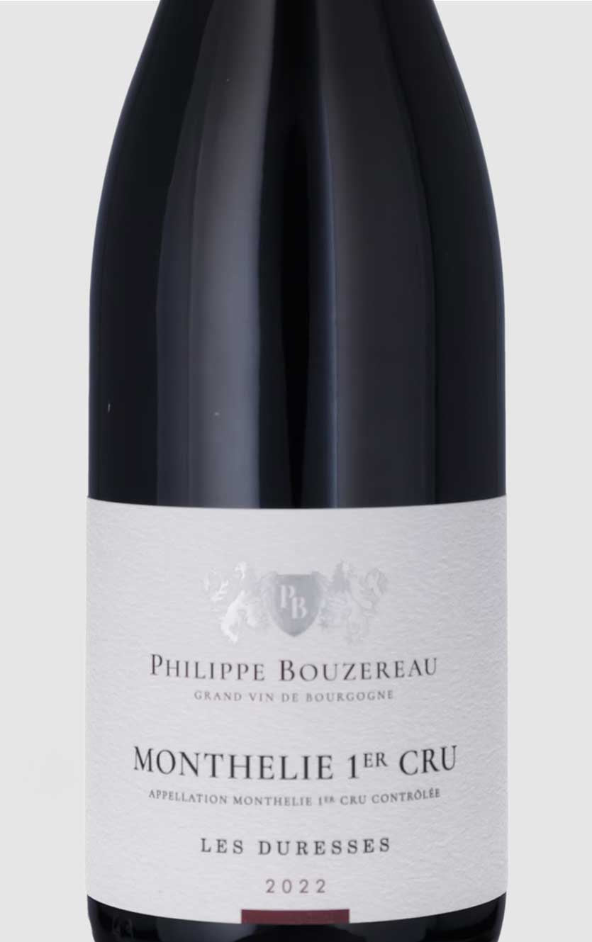 Domaine Philippe Bouzereau Monthelie 1.Cru Les Duresses Rouge 2022