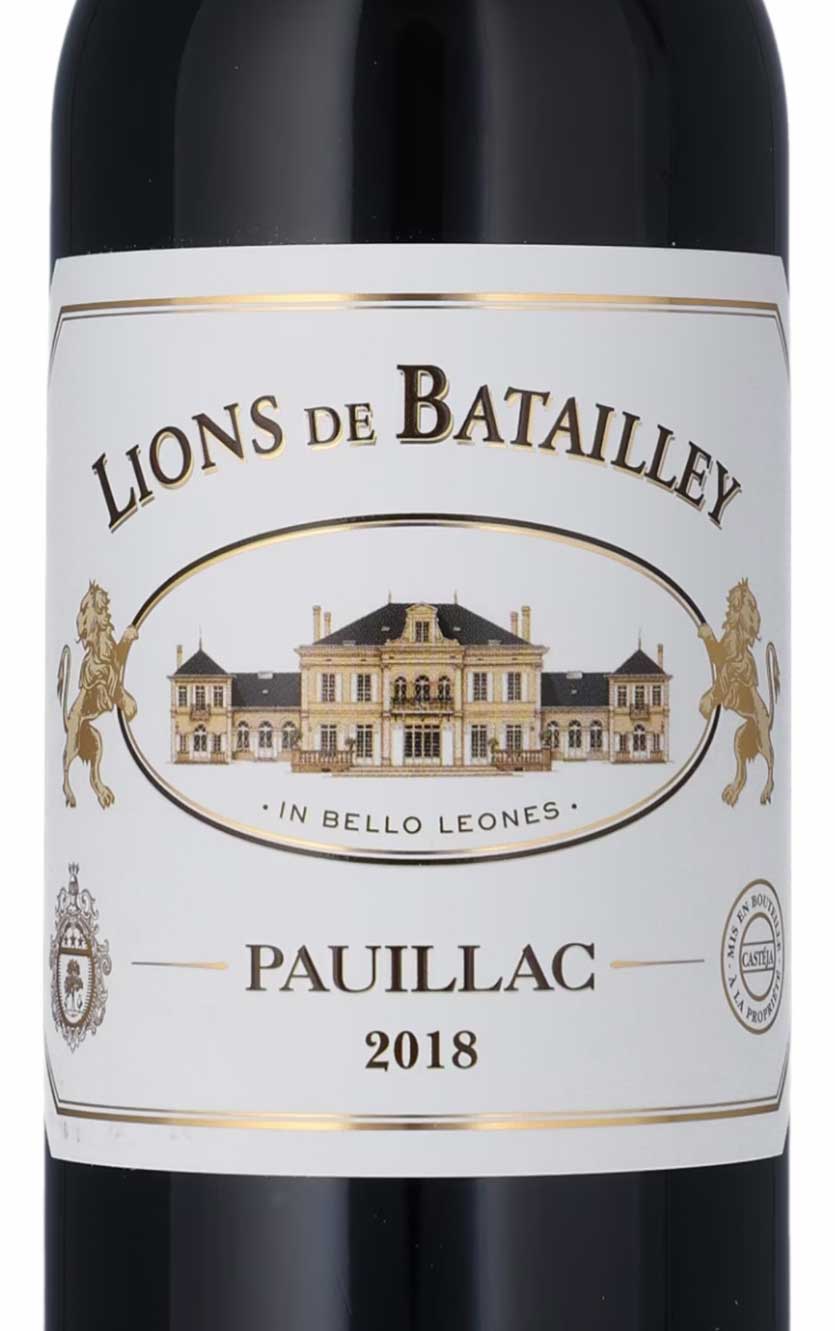 Lions De Batailley Pauillac, 2. vin Ch. Batailley 2018