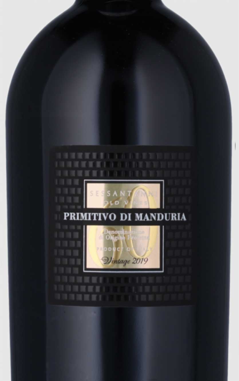 Sessantinni Primitivo San Marzano Vini 2019