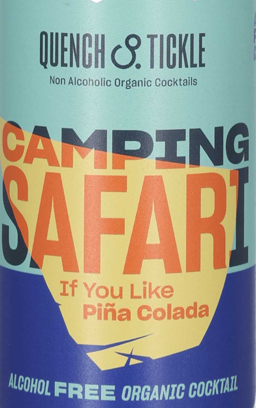 Quench & Tickle Camping Safari Organic Cocktail - If you like Piña Colada 0%