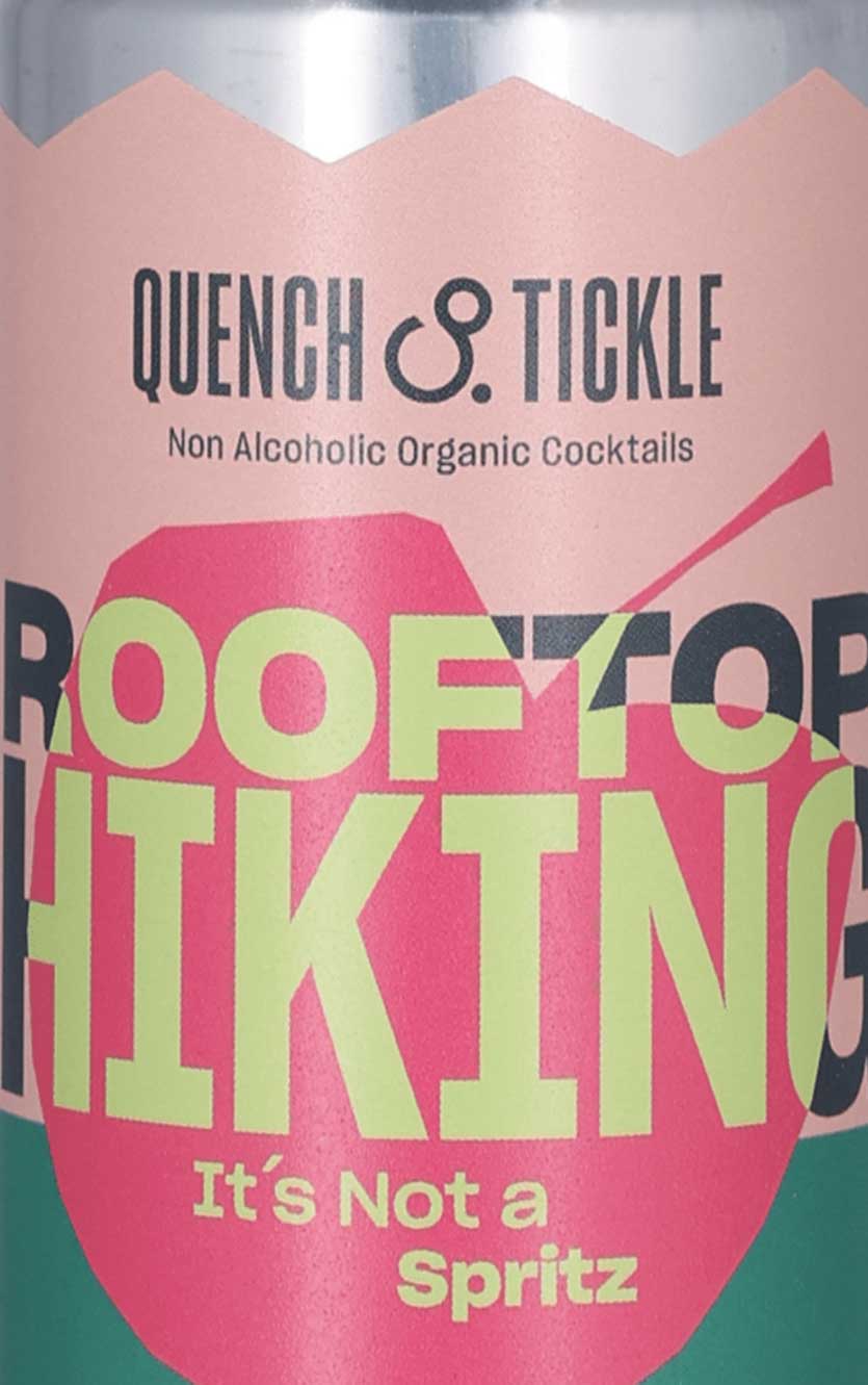 Quench & Tickle Rooftop Hiking Organic Cocktail It's not a Spritz 0%