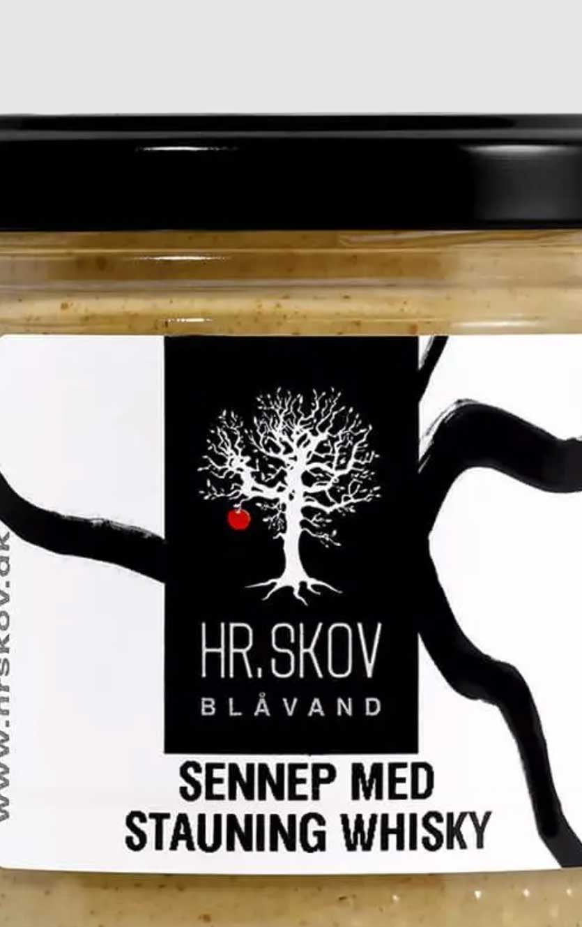 Hr.Skov Sennep med Stauning whisky