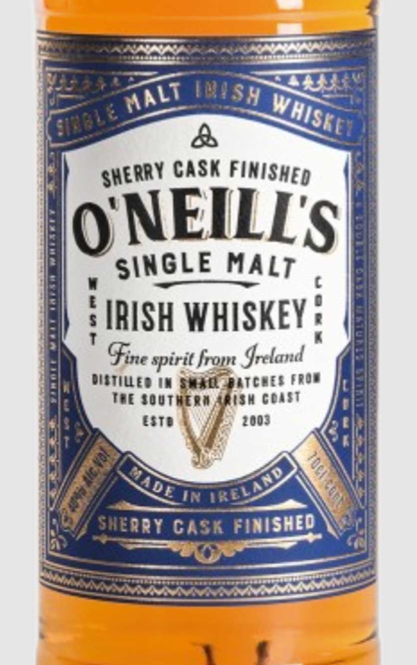 O'Neills Single Malt Whiskey, Sherry Cask Finish