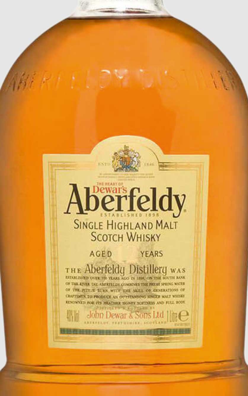 Aberfeldy 12 years Single Malt Whisky 1 ltr.
