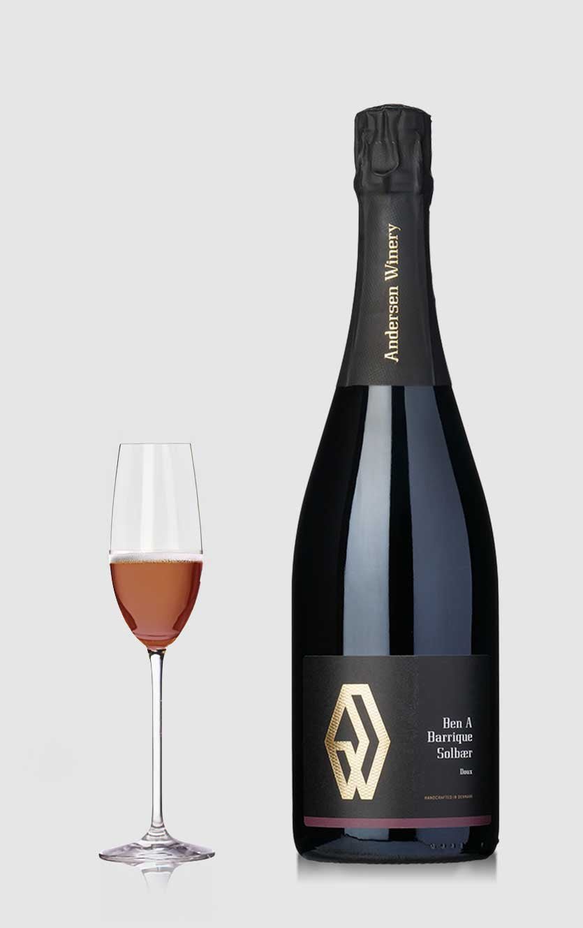 Andersen Winery Ben A sparkling blackcurrant wine