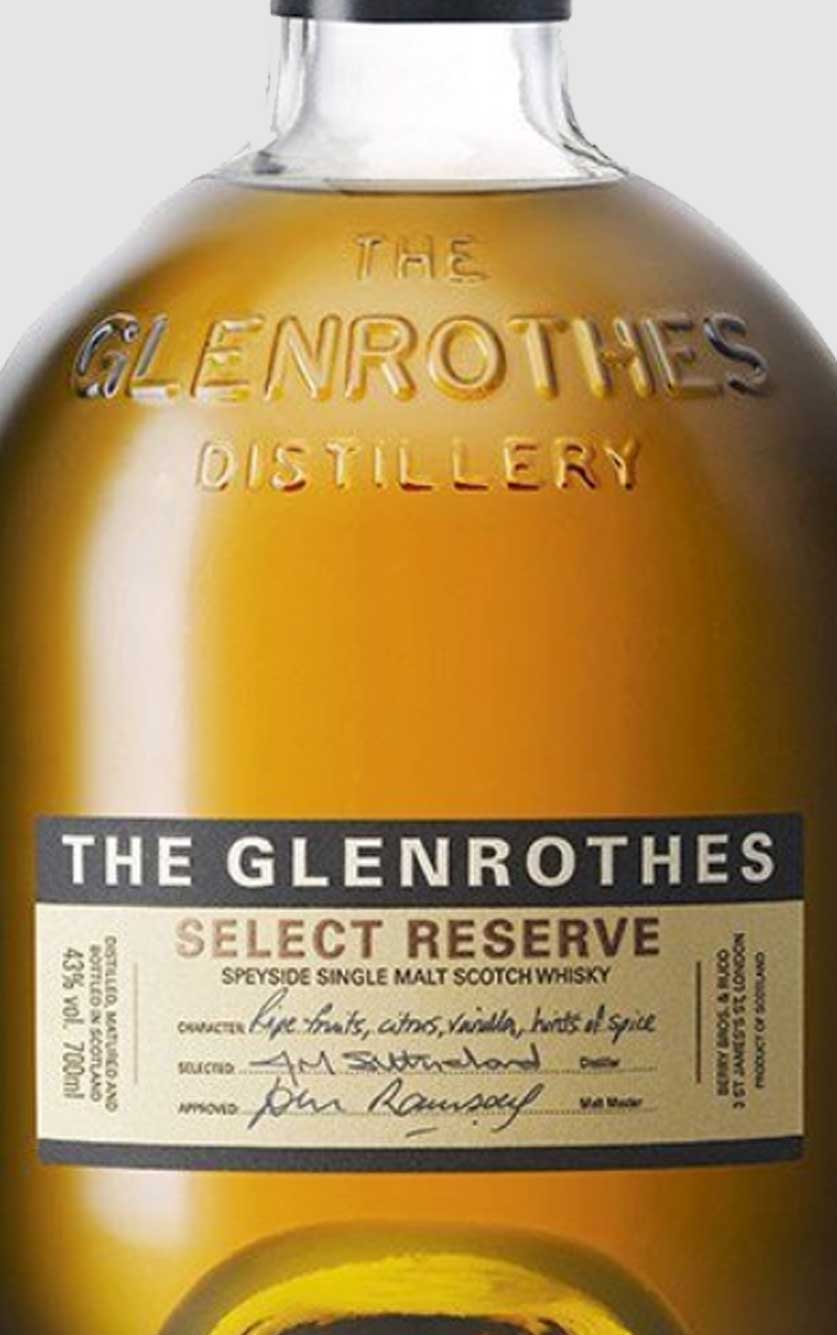 Glenrothes Select Reserve Speyside Single Malt Scotch Whisky