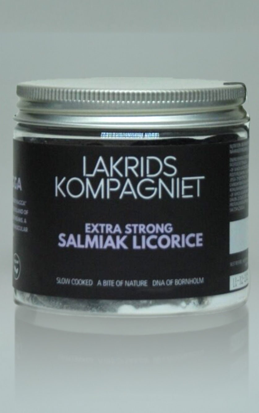 HAGGA” – EKSTRA STÆRK salmiak lakrids 120g fra LAKRIDSKOMPAGNIET