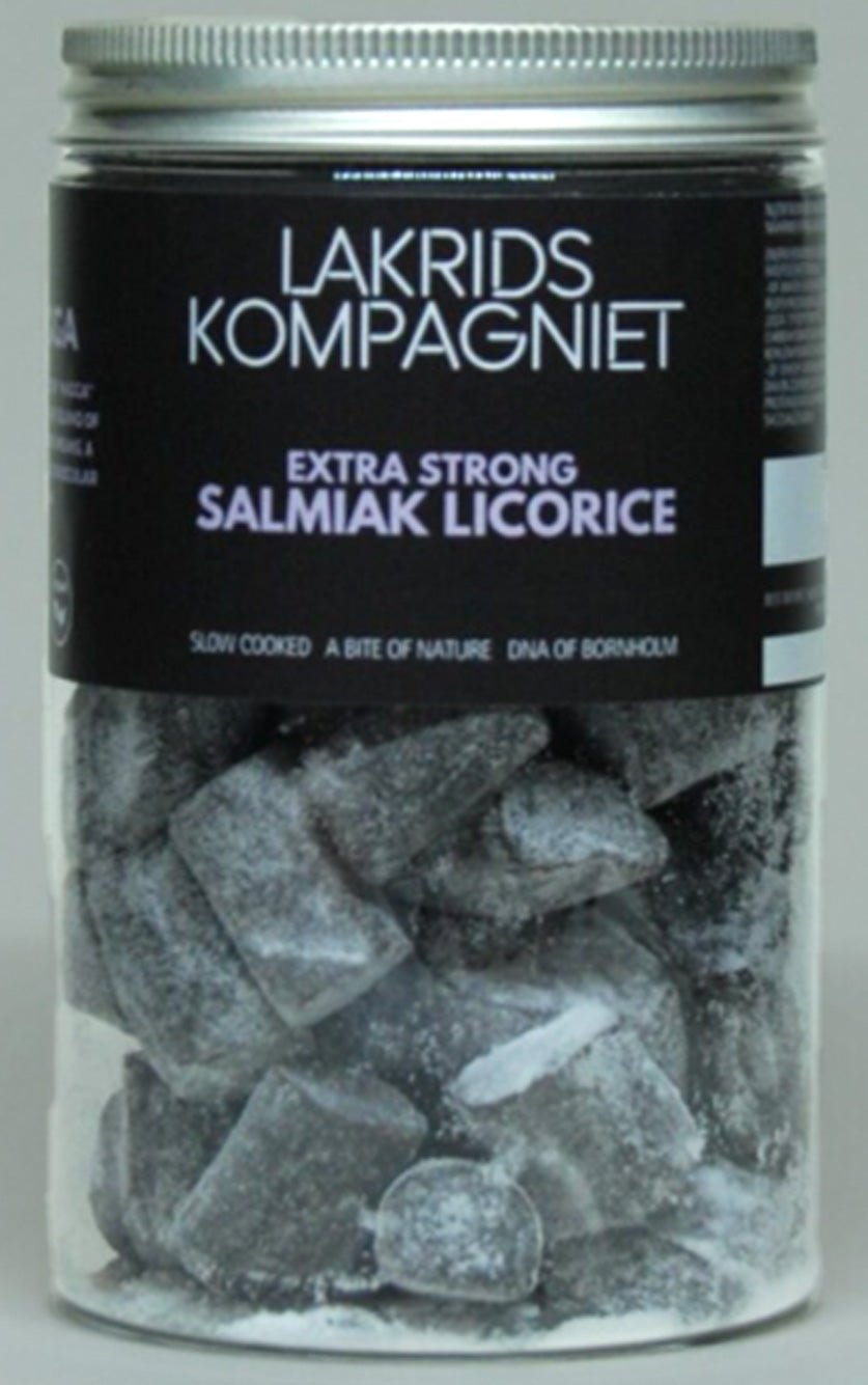 HAGGA” – EKSTRA STÆRK salmiak lakrids 280g fra LAKRIDSKOMPAGNIET