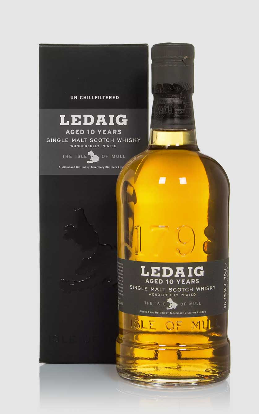 Ledaig 10 år Single Malt Whisky - DH Wines