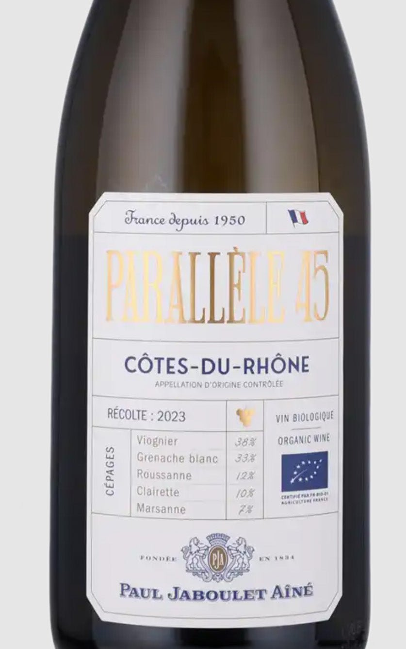 Parallele 45 Blanc 2023 Cotes De Rhone, Paul Jaboulet Øko