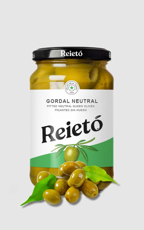 Reietó Gordal Natural 350g på glas (150g Nettovægt)