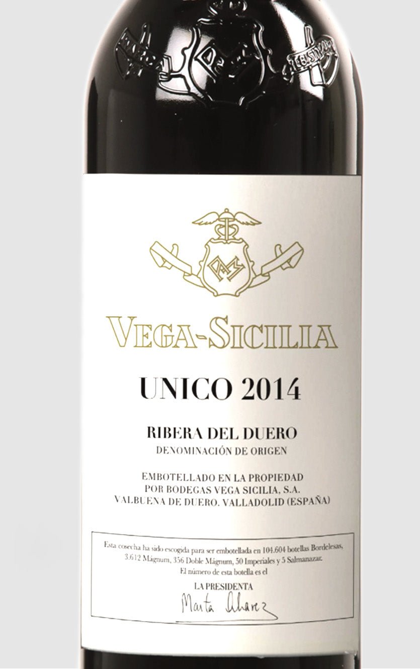 Ribera Del Duero UNICO Bodegas Vega Sicilia 2014