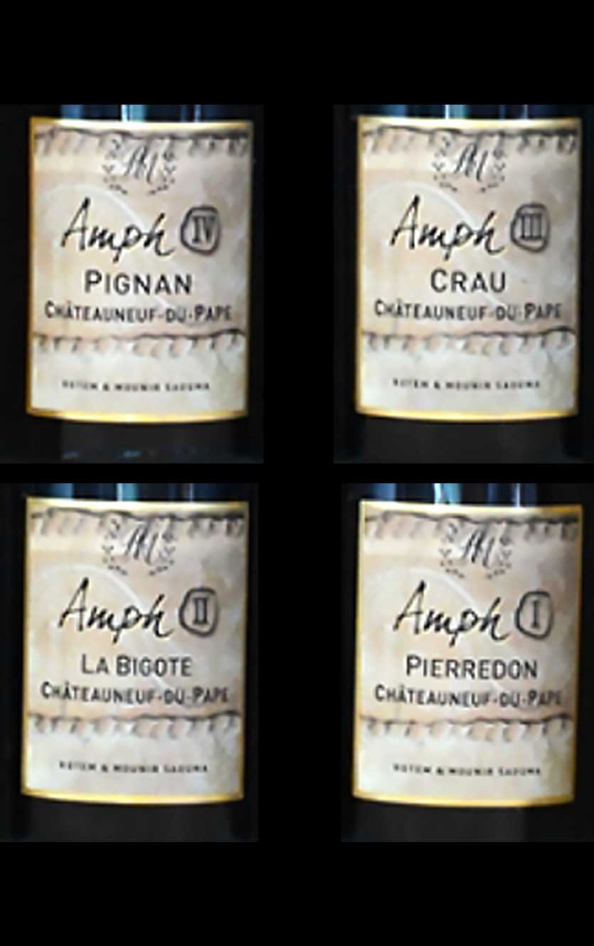 Rotem & Mounir Saouma Amphoraes 2015 No man's land - 4 flasker