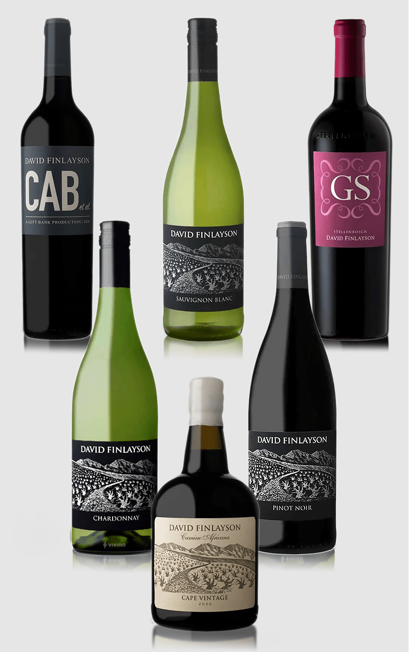 Smagekasse med David Finlayson Vine – 6 forskellige Flasker