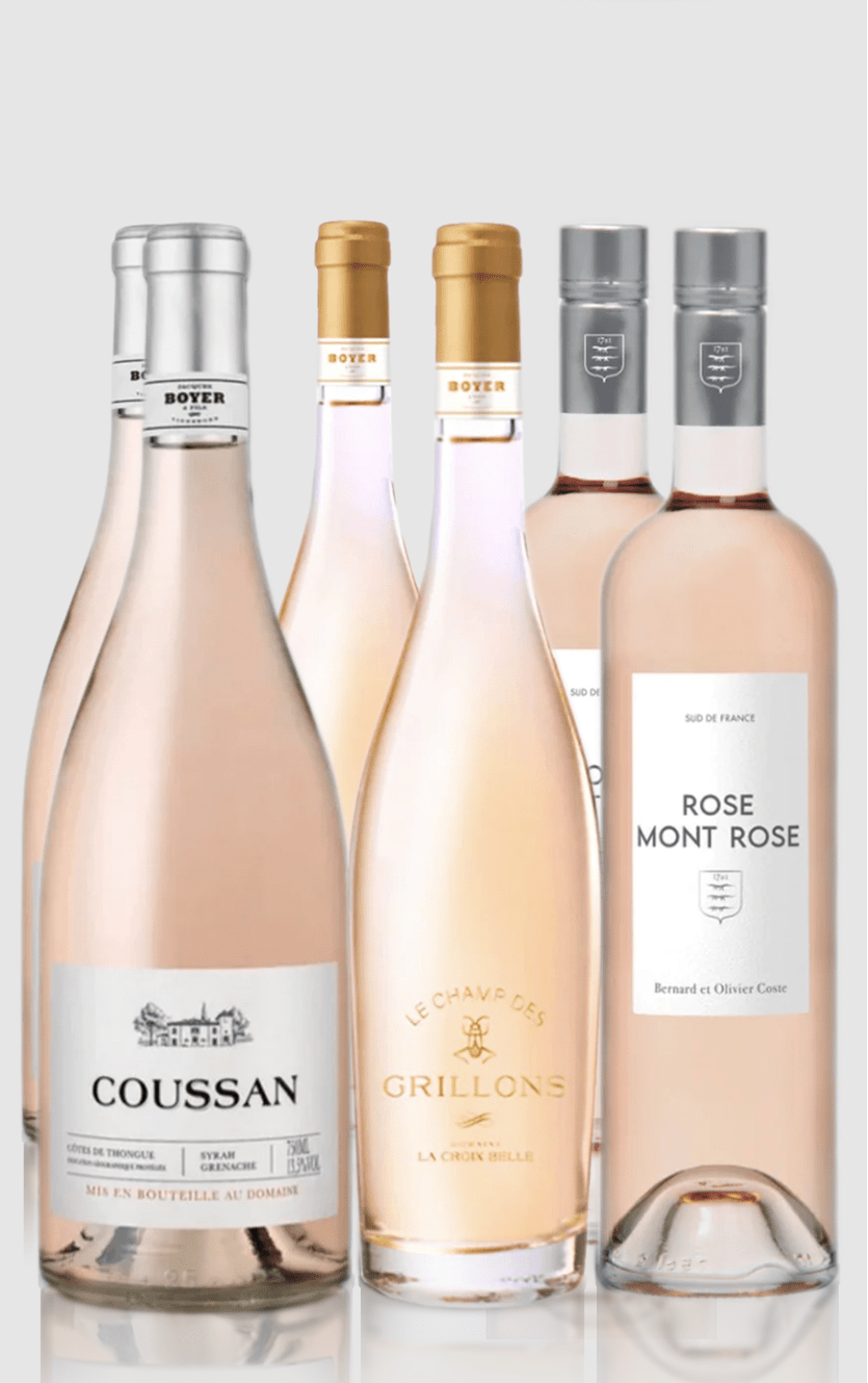 Sydfransk rosé smagekasse - 6 flasker