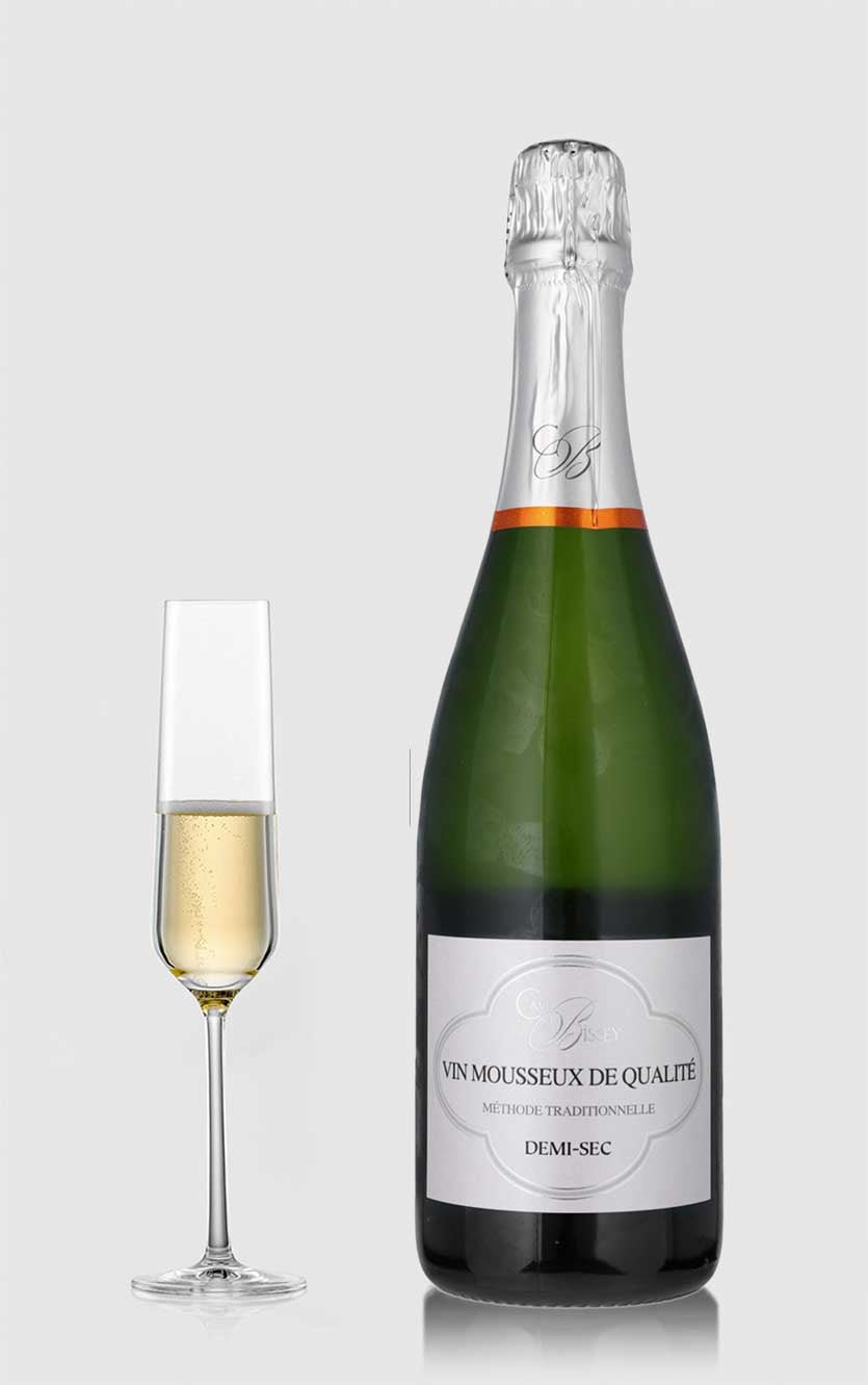 Vin Mousseux de Qualité Demi - Sec Cave de Bissey - DH Wines