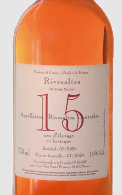 Parcé Frères Rivesaltes Ambré 15 År