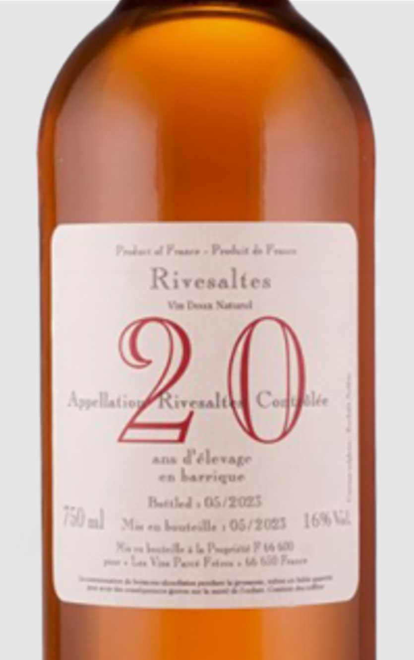 Parcé Frères Rivesaltes Ambré 20 År