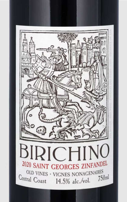 Birichino Zinfandel St. Georges Old Vines Central Coast 2020