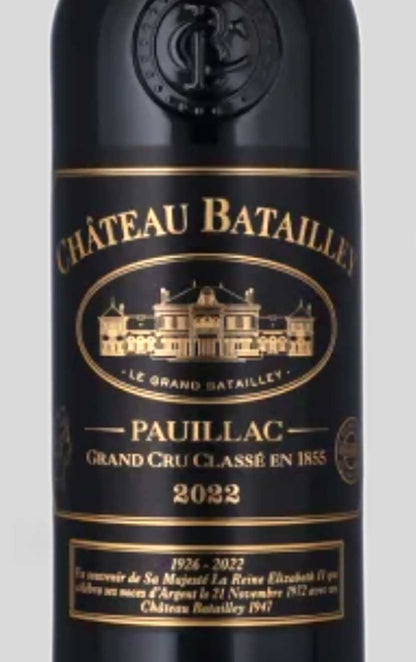 Chateau Batailley Pauillac 5. Cru Classé 2022