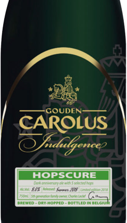 Gouden Carolus Indulgence Hopscure vintage 75 cl