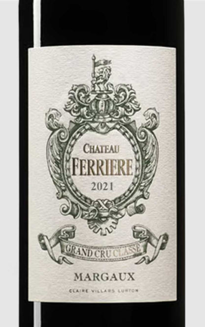 Chateau Ferriere 3. Cru Classé en 1855 Margaux 2021 Øko