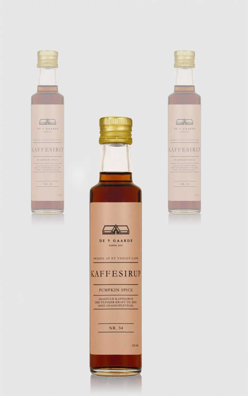 De 5 Gaarde Kaffesirup Pumpkin Spice