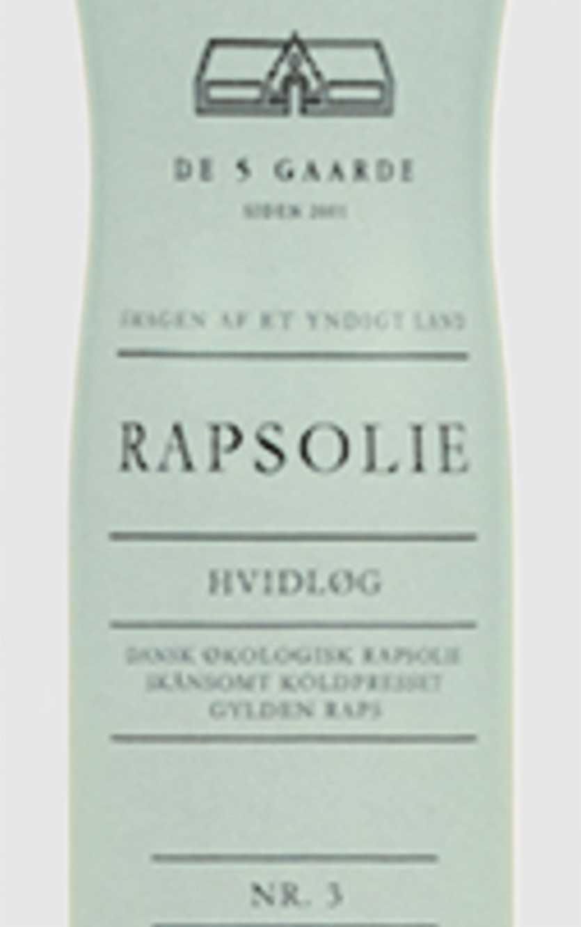 De 5 Gaarde Rapsolie med Hvidløg i Sprayflaske Økologisk