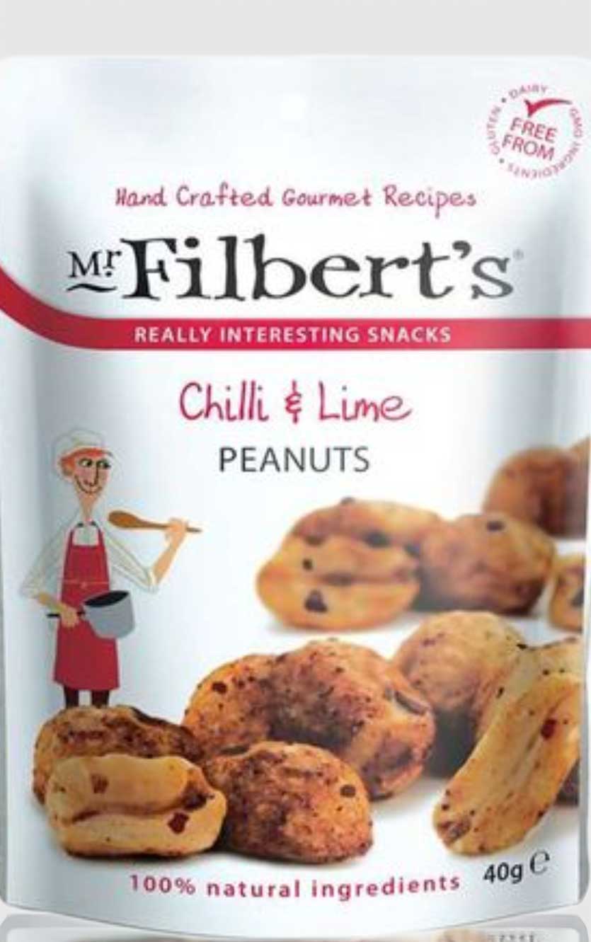 Mr. Filbert's Pocket Snack Chilli & Lime Peanuts