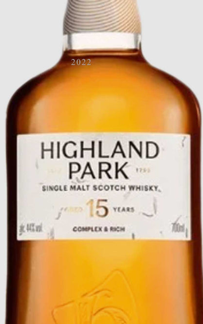 Highland Park Whisky 15 år Single Orkney Malt Whisky