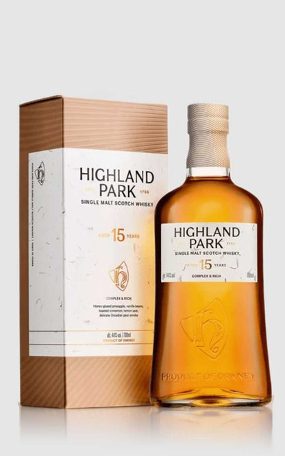 Highland Park Whisky 15 år Single Orkney Malt Whisky