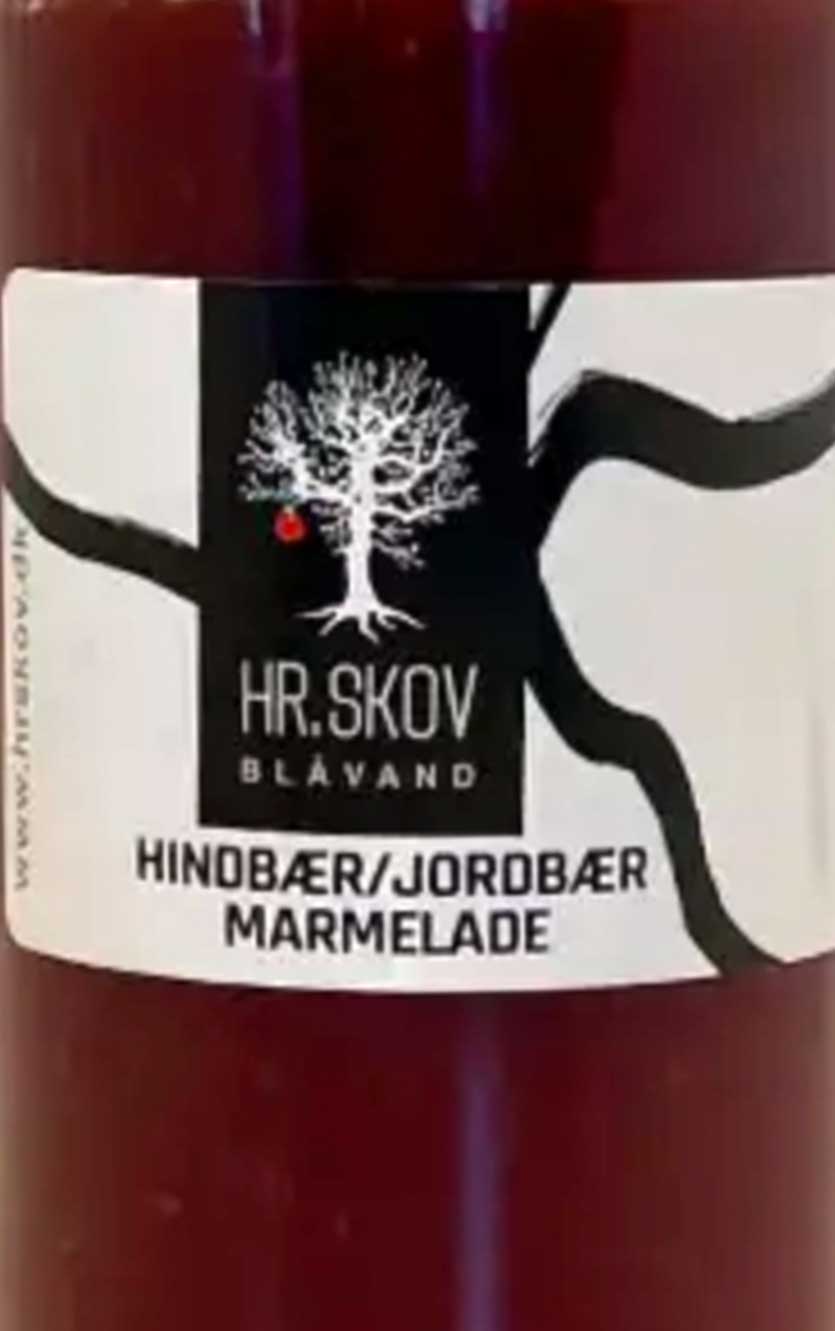 Hr.Skov Hindbær og Jordbær marmelade